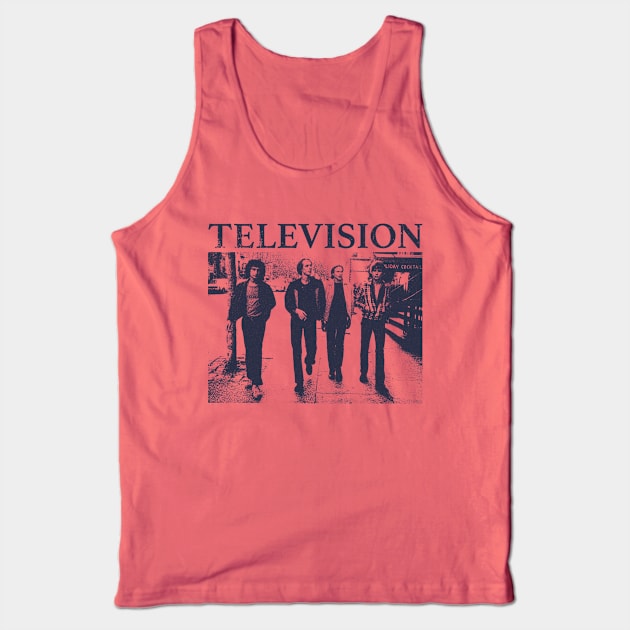 Television Band Tank Top by BackOnTop Project